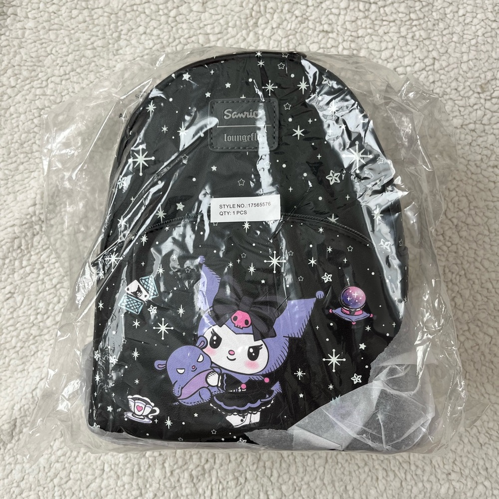 Loungefly Sanrio Kuromi Crystal Ball Glow in the Dark mini backpack